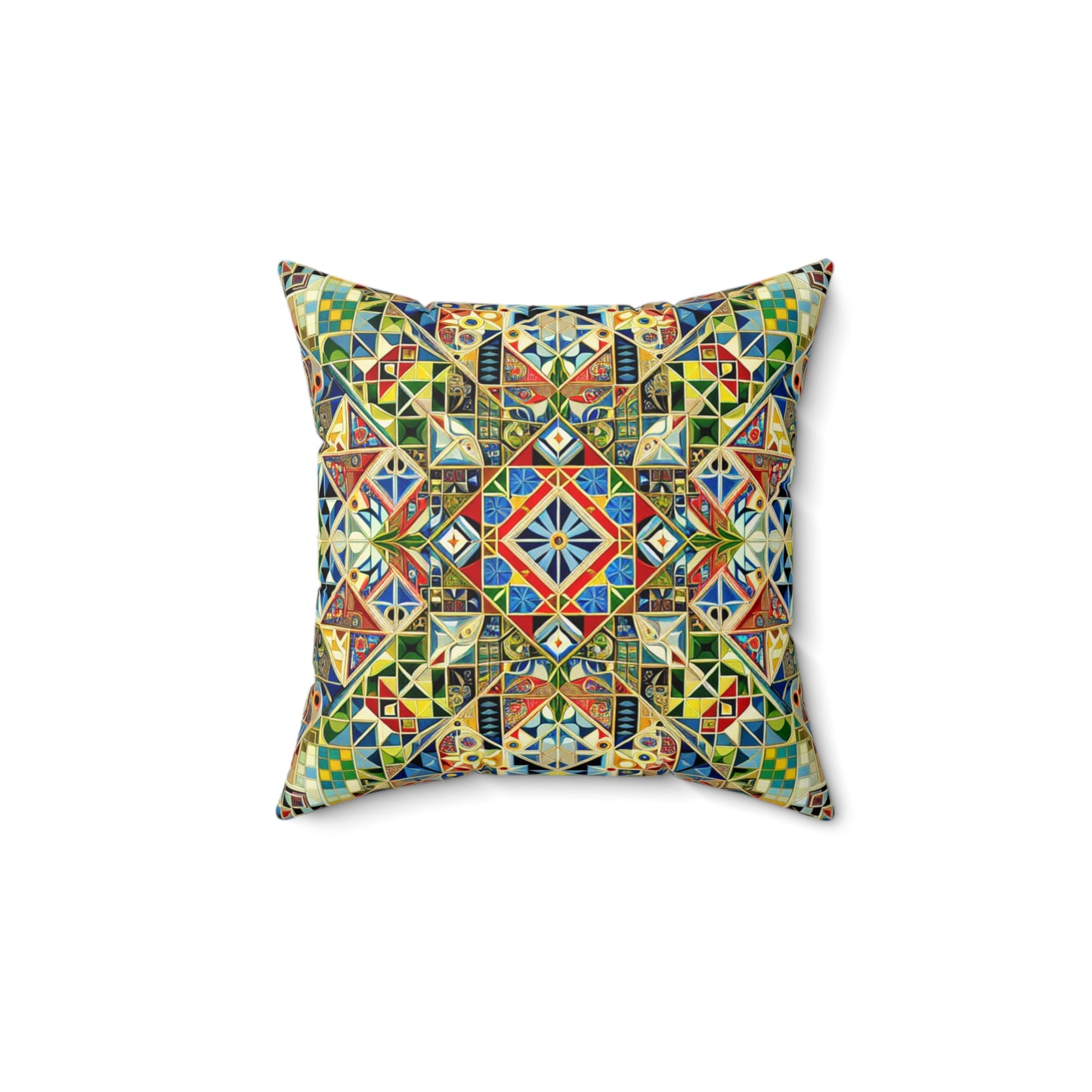Square Pillow Art Nouveau Revival Inspired Creation