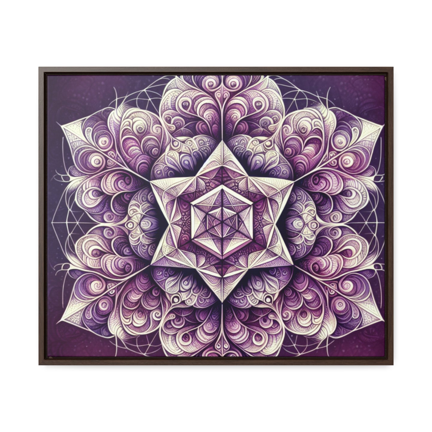 Purple Reign - Gallery Canvas Wraps, Horizontal Frame