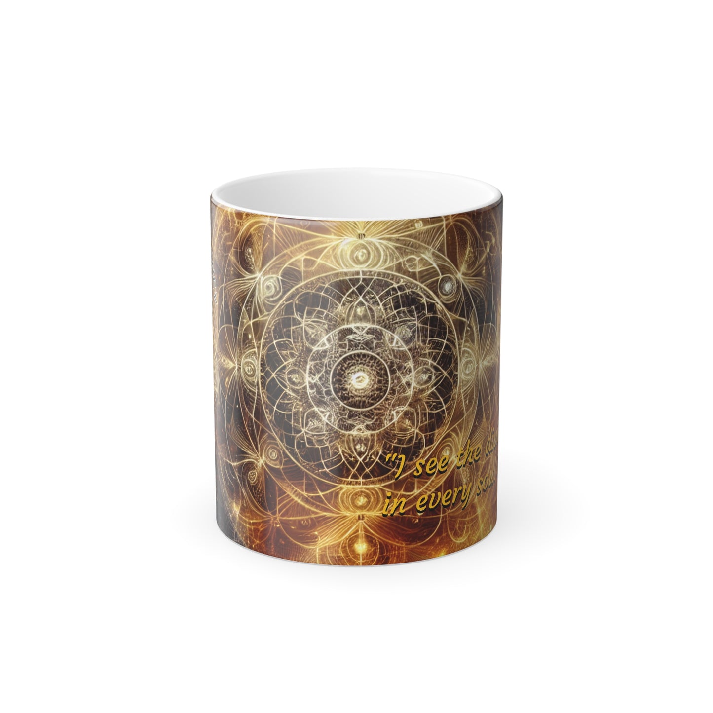 FractalMuse - Color Morphing Mug, 11oz