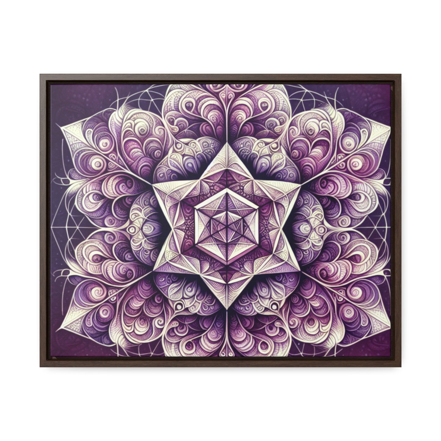 Purple Reign - Gallery Canvas Wraps, Horizontal Frame