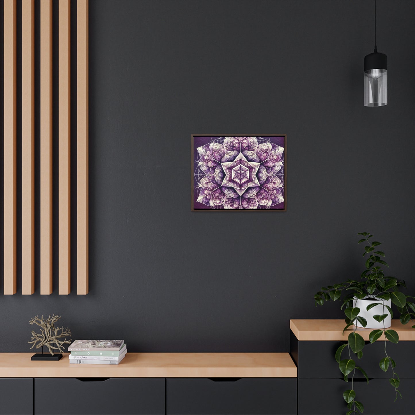 Purple Reign - Gallery Canvas Wraps, Horizontal Frame