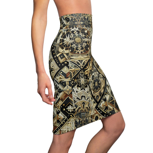 ArtfulElegance - Women's Pencil Skirt