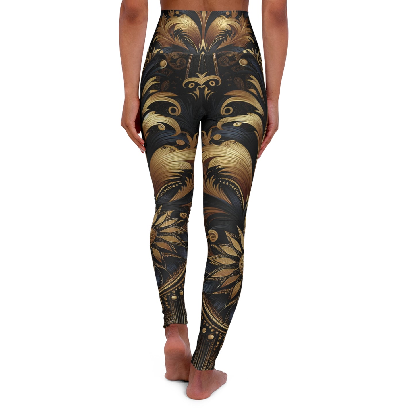 Artistic Majesty - High Waisted Yoga Leggings