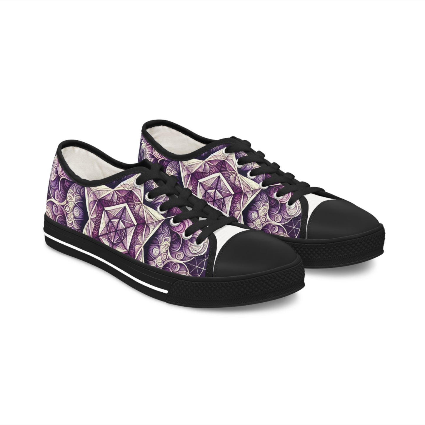 InspiriaGeometrix - Women's Low Top Sneakers