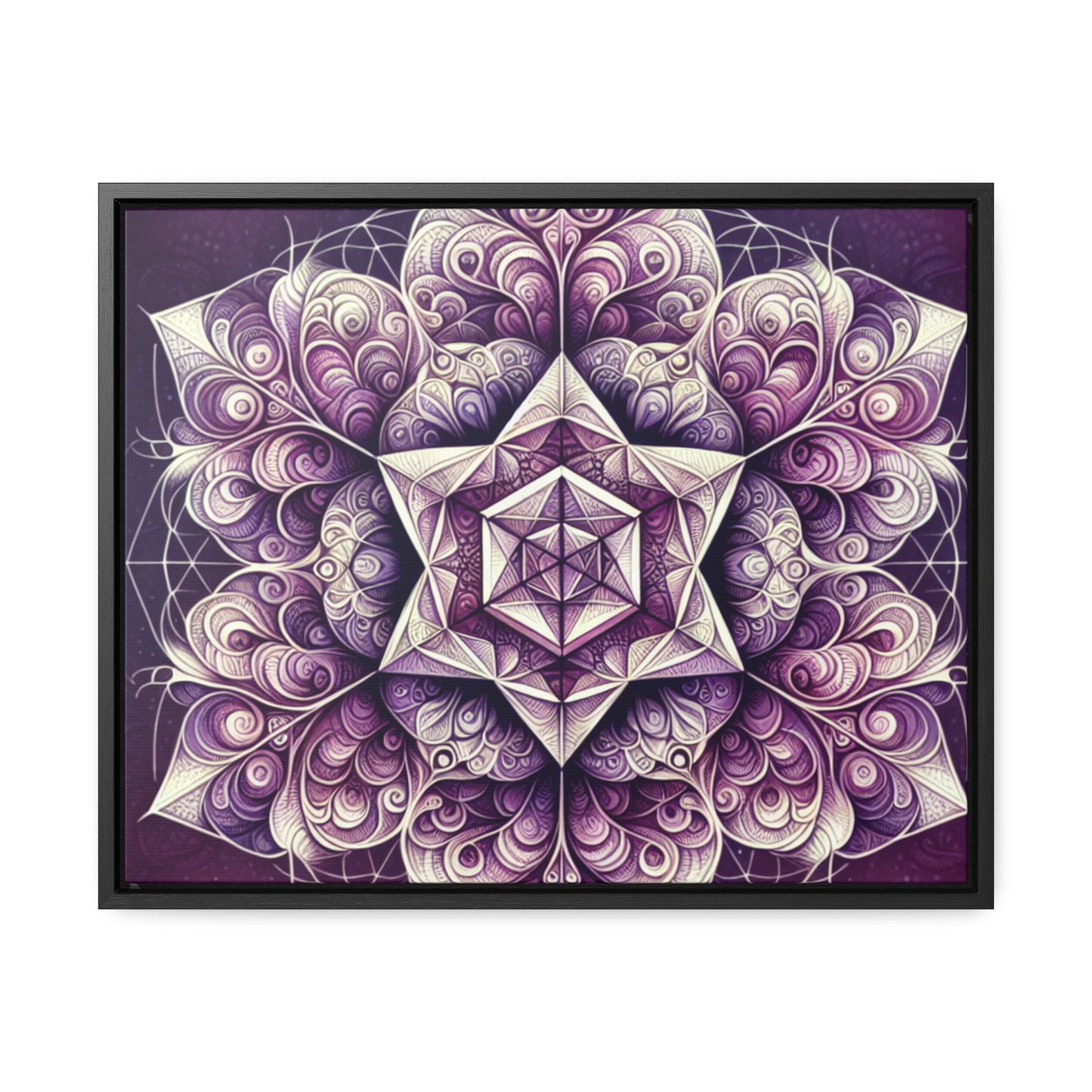 Purple Reign - Gallery Canvas Wraps, Horizontal Frame