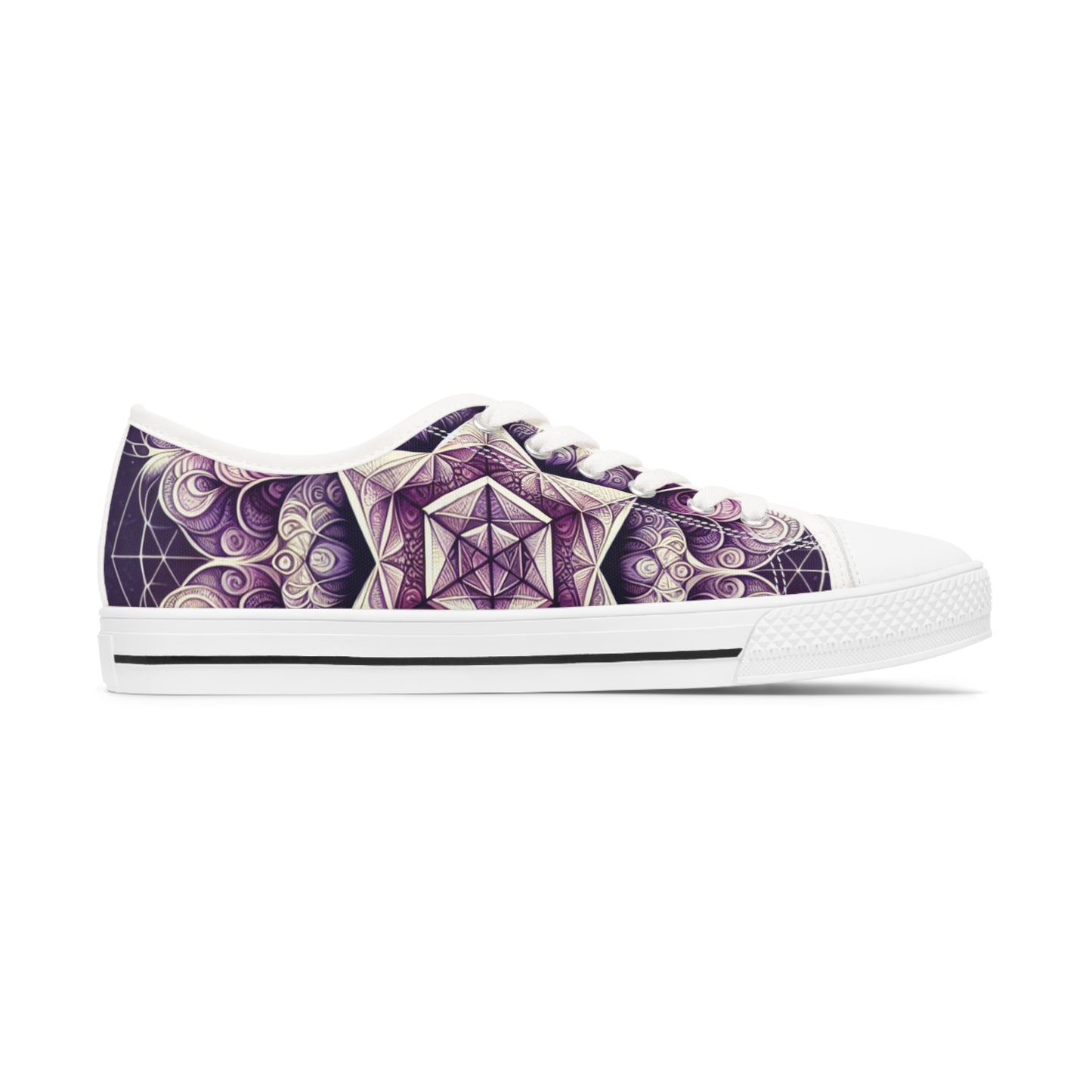 InspiriaGeometrix - Women's Low Top Sneakers