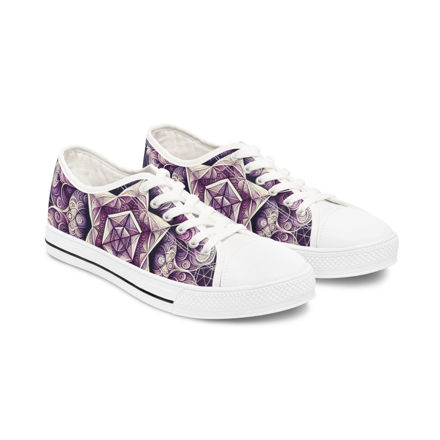 InspiriaGeometrix - Women's Low Top Sneakers