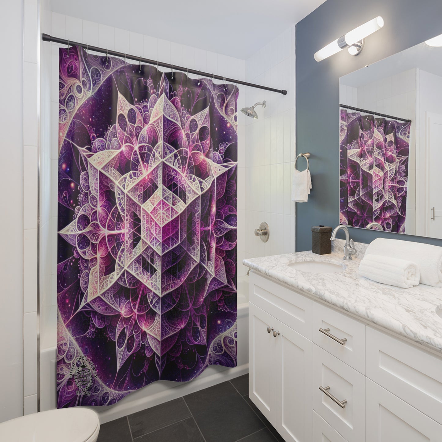 Fractal Harmony - Shower Curtains