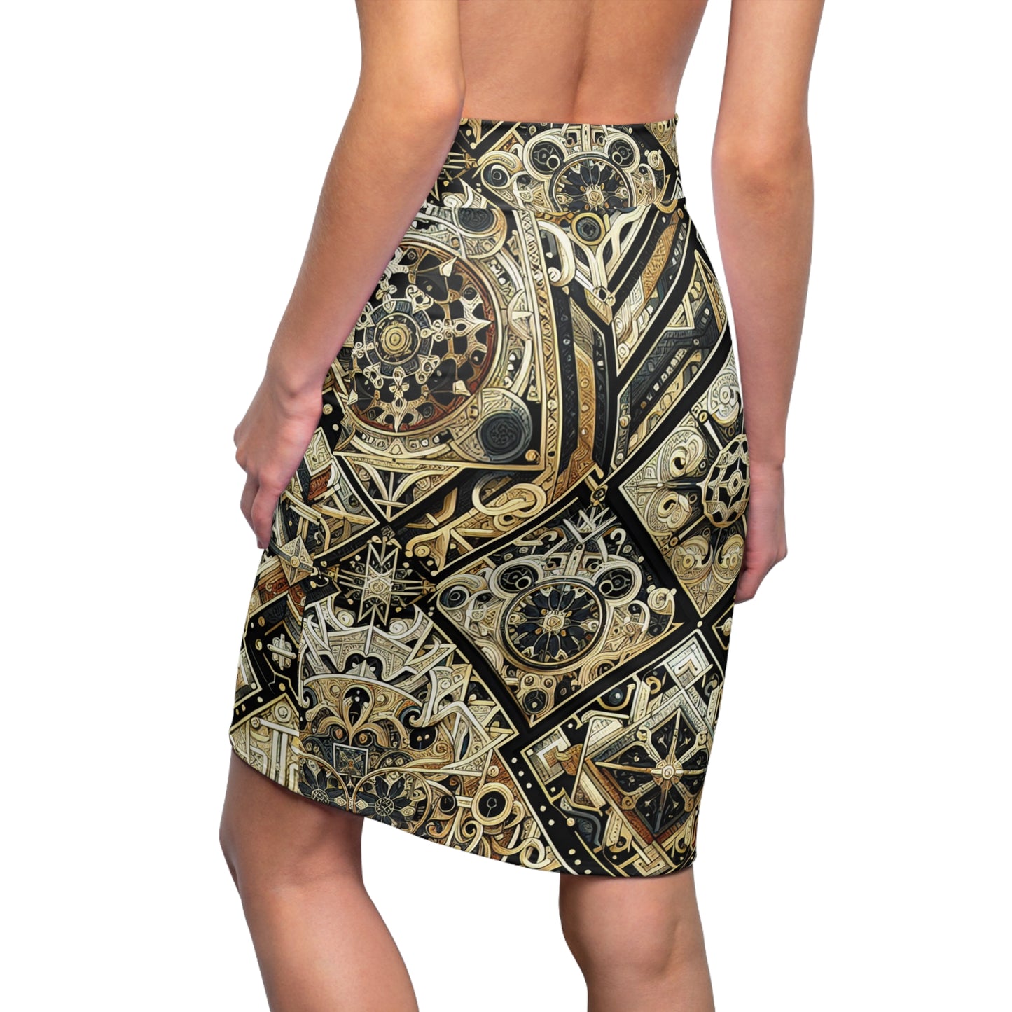 ArtfulElegance - Women's Pencil Skirt