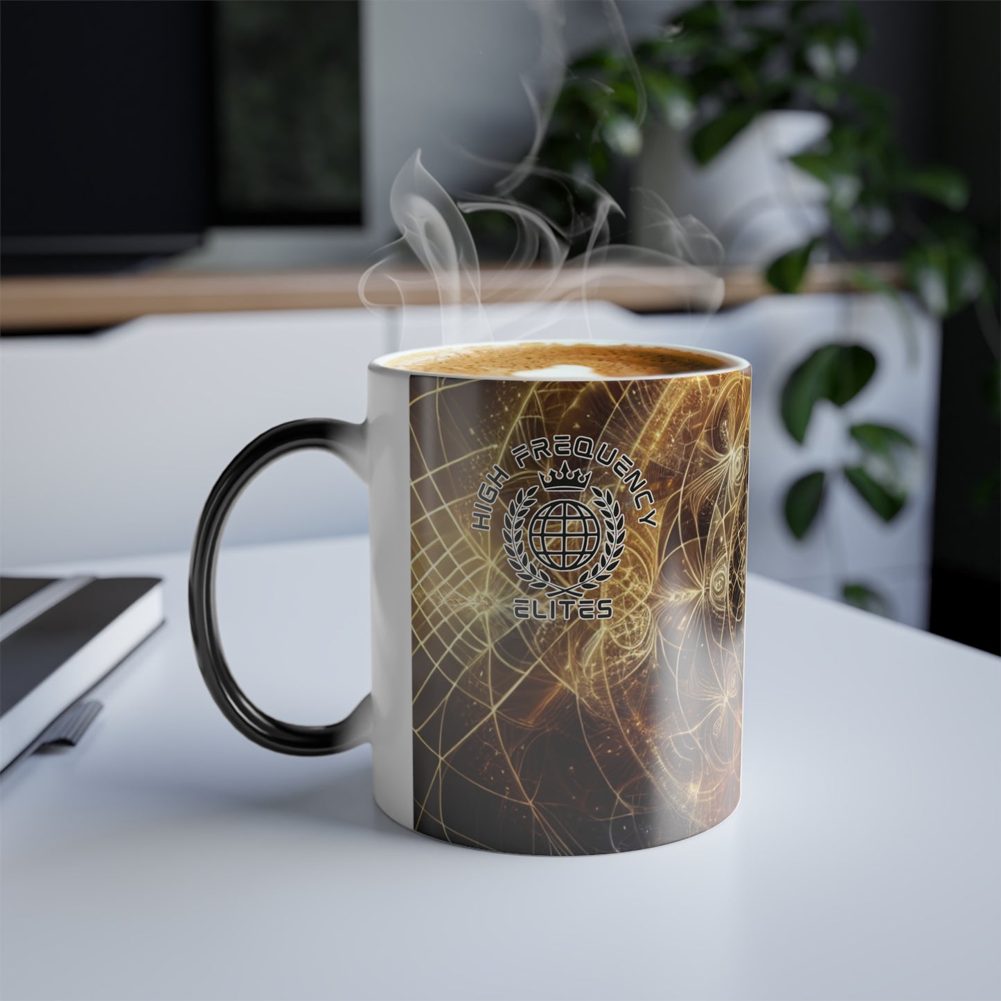 FractalMuse - Color Morphing Mug, 11oz