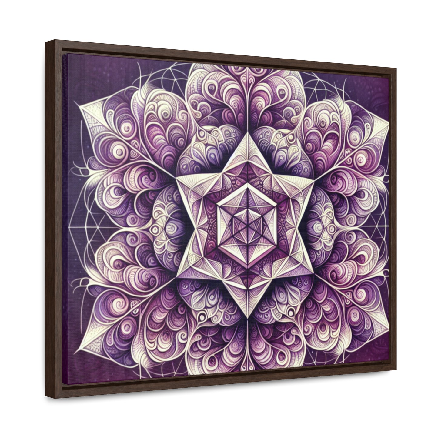 Purple Reign - Gallery Canvas Wraps, Horizontal Frame