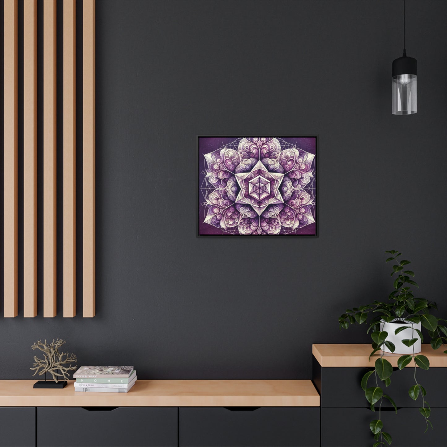 Purple Reign - Gallery Canvas Wraps, Horizontal Frame