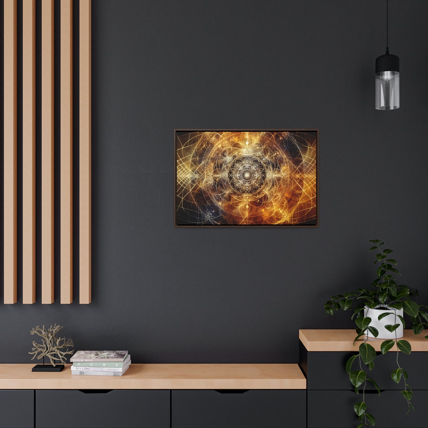 Heaven's Mirror - Canvas Wall Art, Horizontal Frame