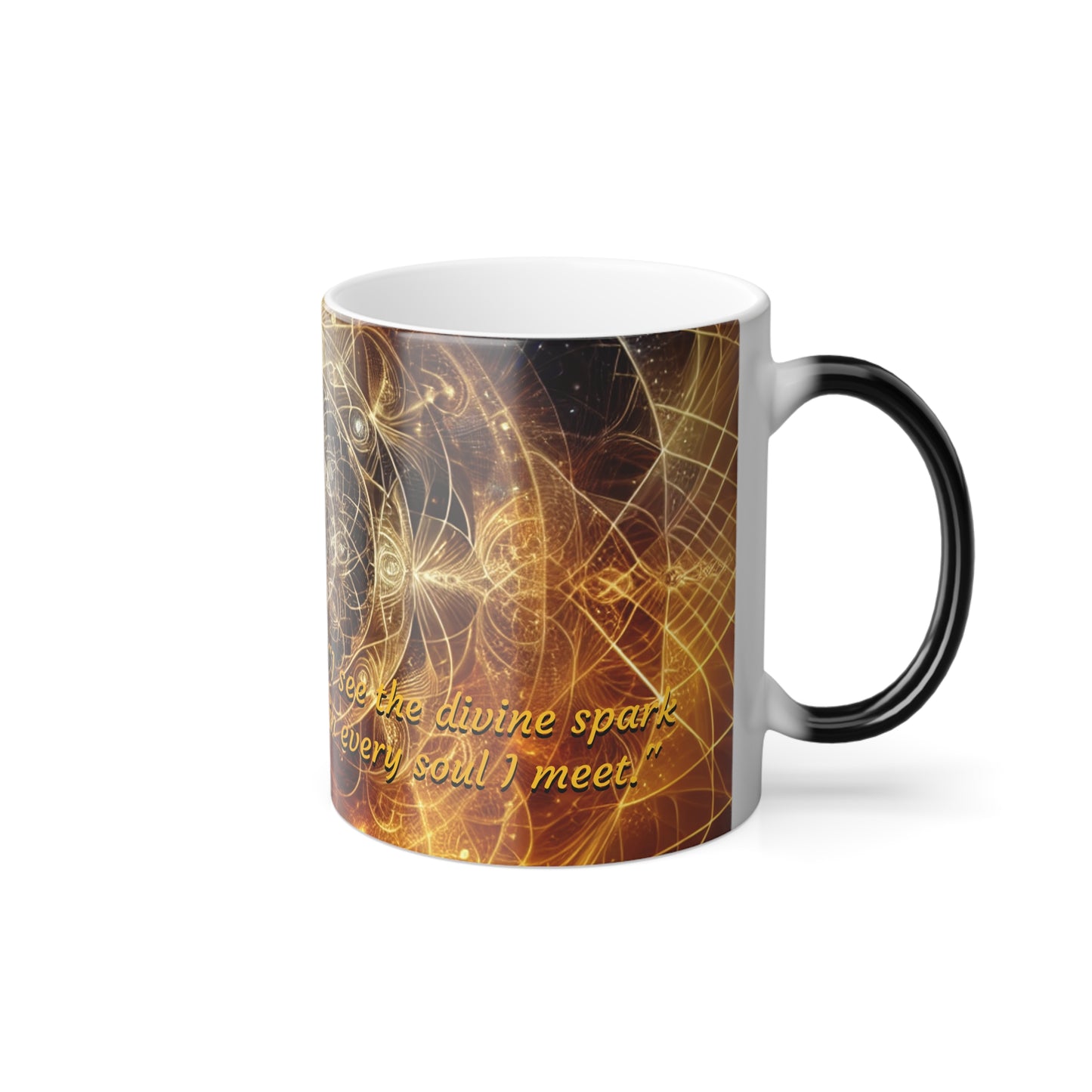 FractalMuse - Color Morphing Mug, 11oz