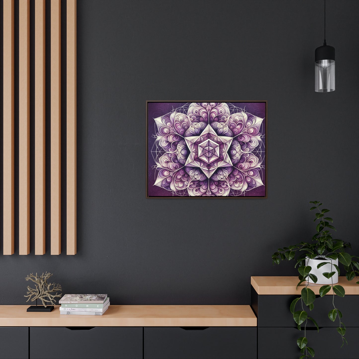 Purple Reign - Gallery Canvas Wraps, Horizontal Frame