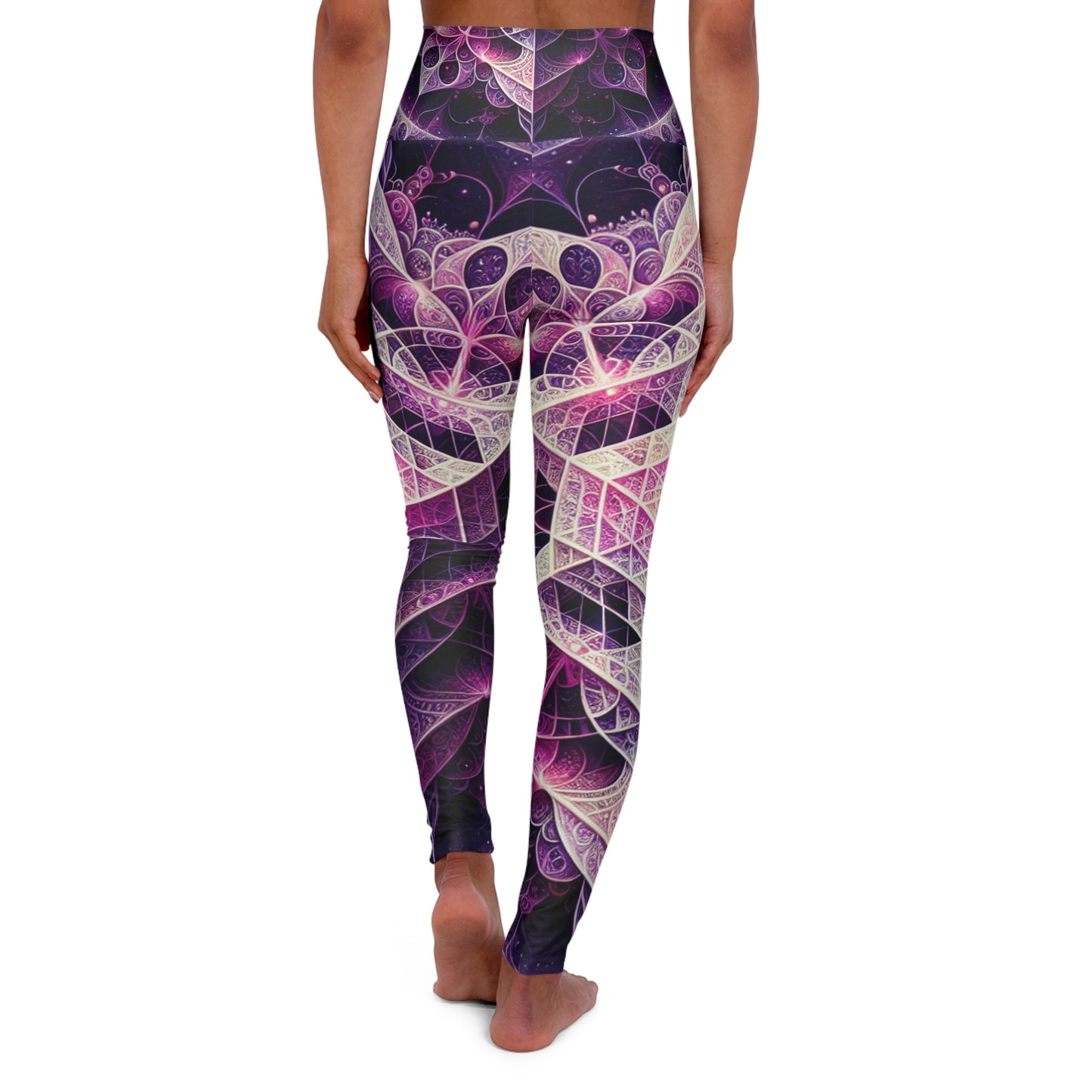 Purple Reign - High Waisted Yoga Leggings