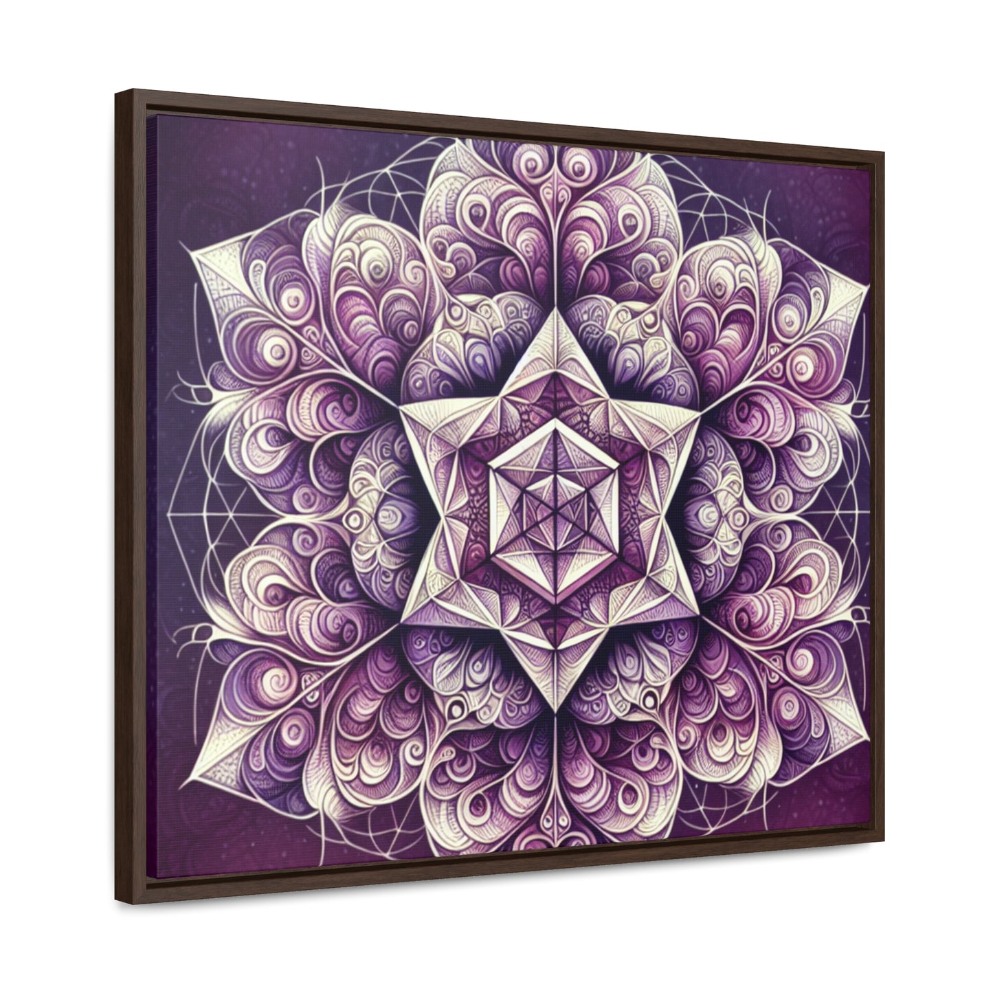 Purple Reign - Gallery Canvas Wraps, Horizontal Frame