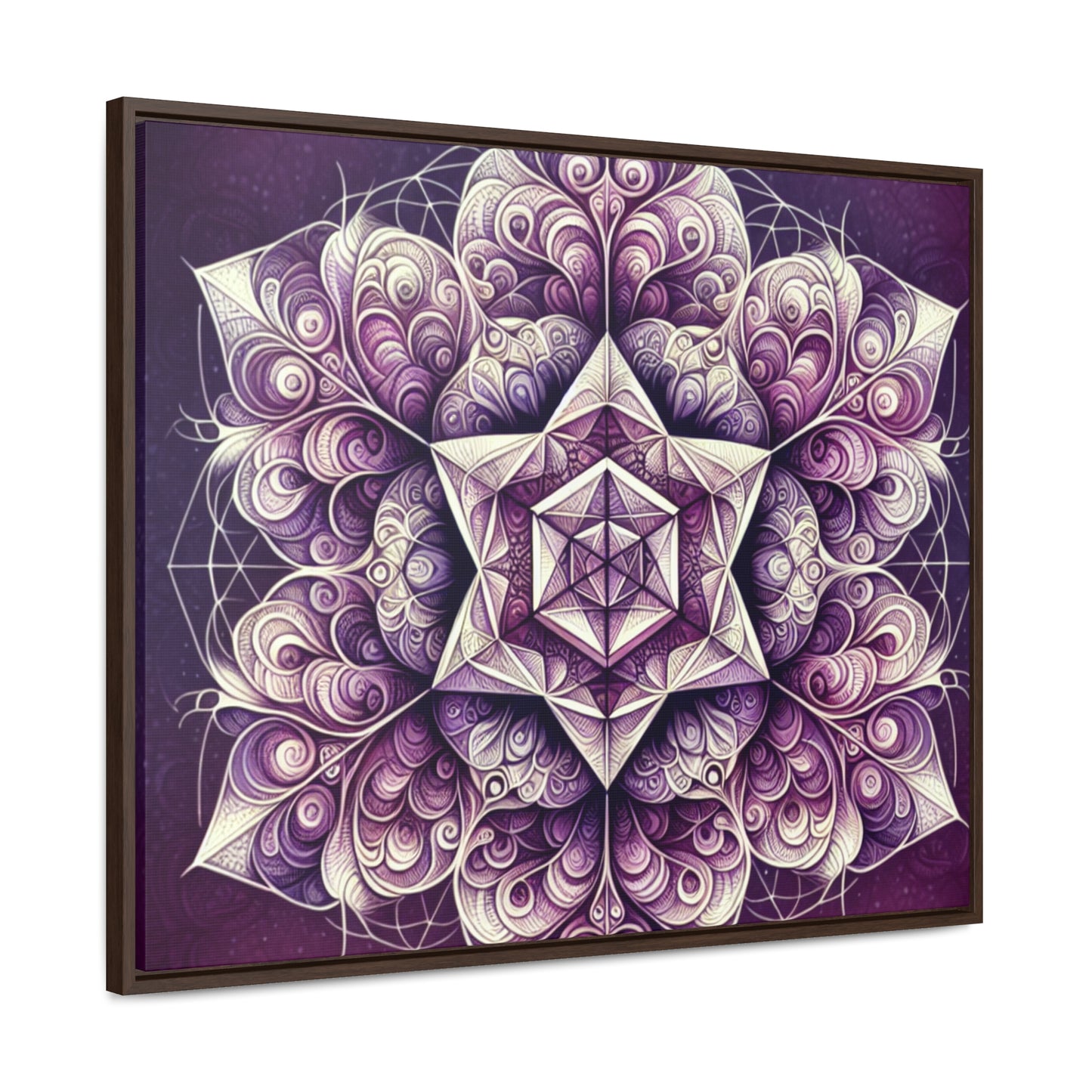 Purple Reign - Gallery Canvas Wraps, Horizontal Frame