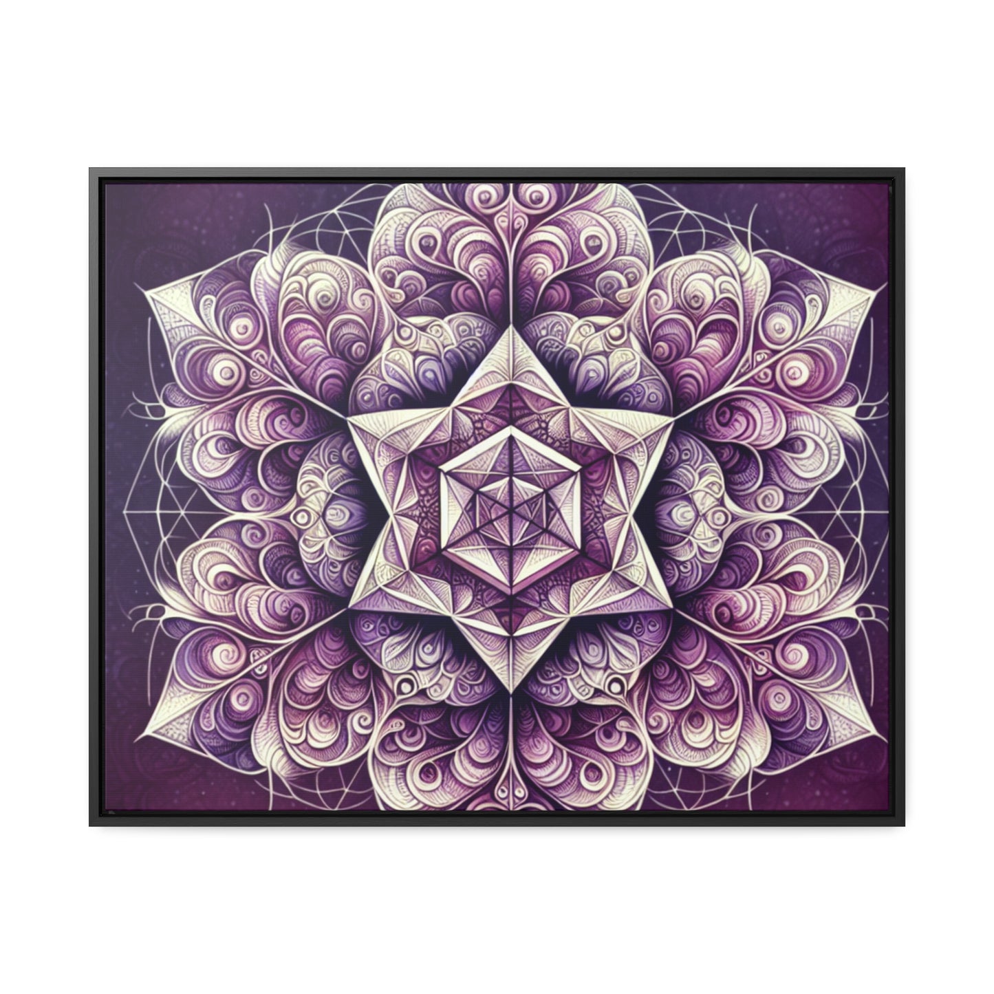 Purple Reign - Gallery Canvas Wraps, Horizontal Frame