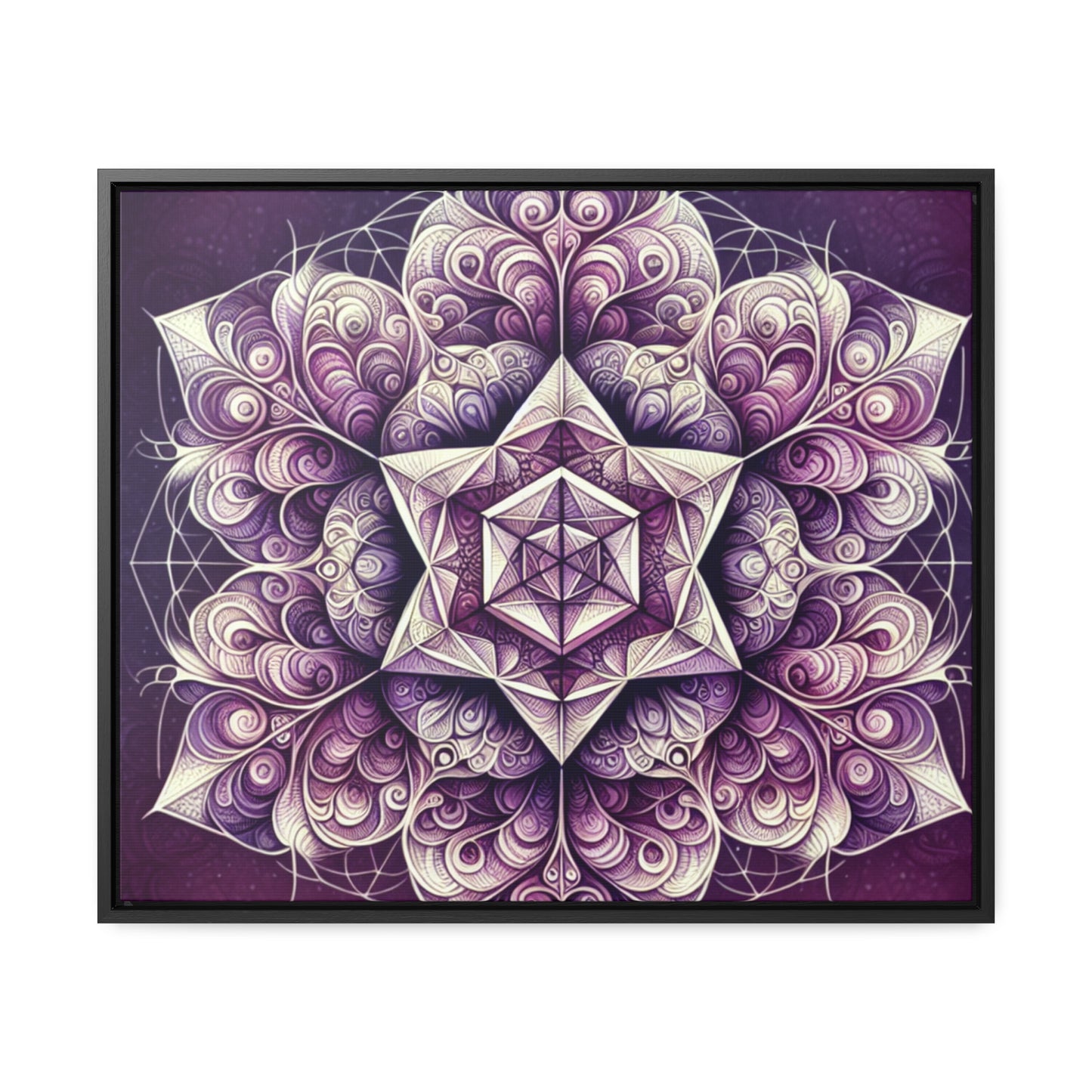 Purple Reign - Gallery Canvas Wraps, Horizontal Frame