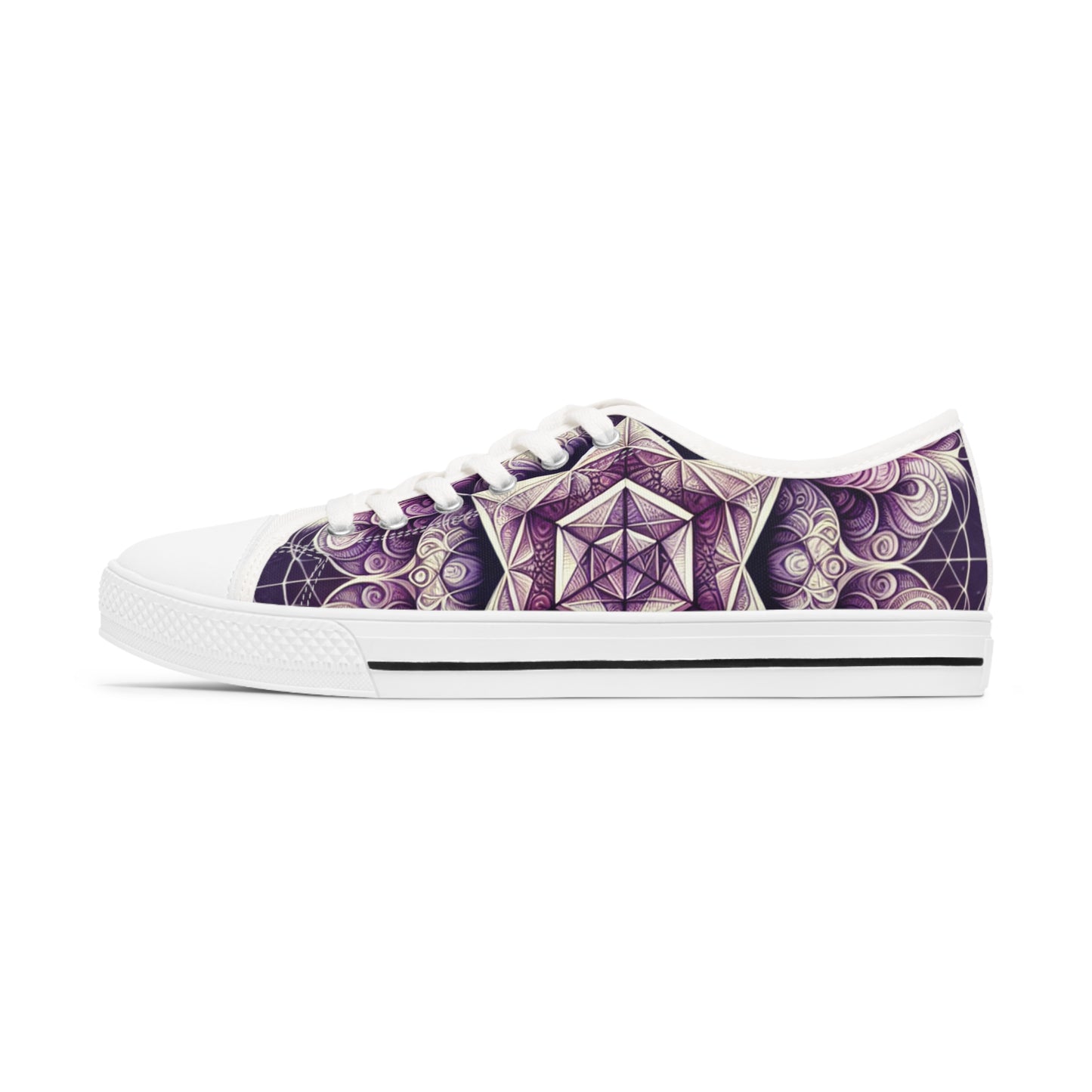 InspiriaGeometrix - Women's Low Top Sneakers