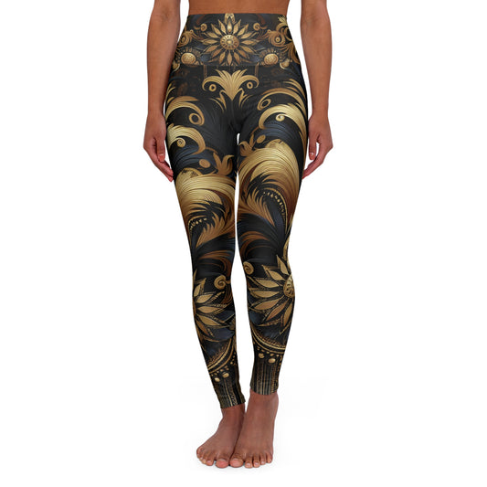 Artistic Majesty - High Waisted Yoga Leggings