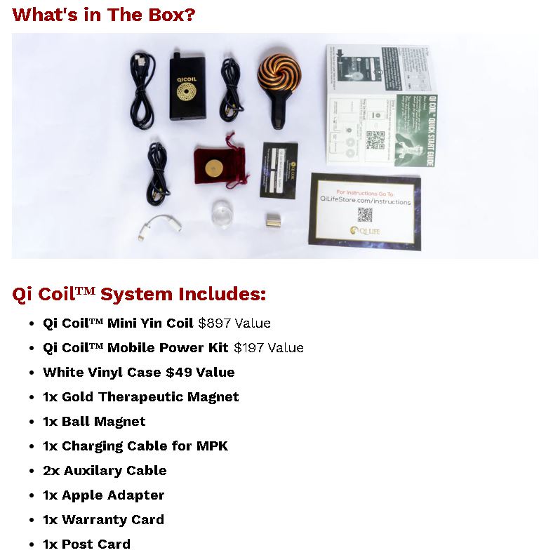 Qi Coil Mini Starter System: Mobile Rife & PEMF Therapy